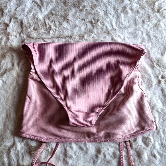 Old Navy One Piece Blush Pink Swimsuit Bathingsuit - Picture 8 of 8